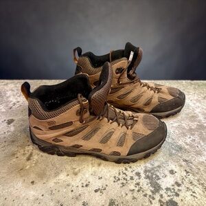 Merrell Brown Suede Hiking Trail Boots Shoes Men’s Boots